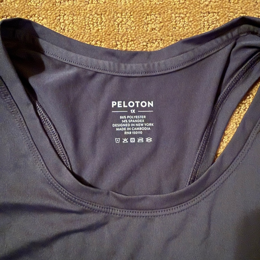 NWT Peleton 1X tank slate gray